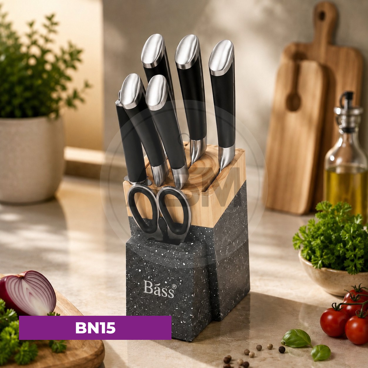 Bass Bıçaq Dəsti Model 15