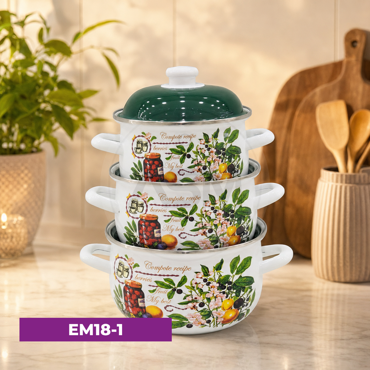 Emal Qazan Dəsti Model 18 – 1