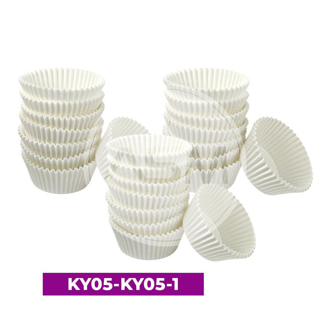 Yağlı Keks Kağızı 100 ədəd Ağ 11 cm