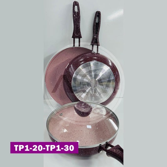 Tava Tək Qulp Çəhrayi – 20 cm