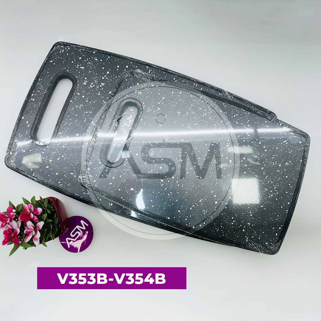 Doğrama Taxtası Orta Qara Parlaq Plastik. Qalın 30x21