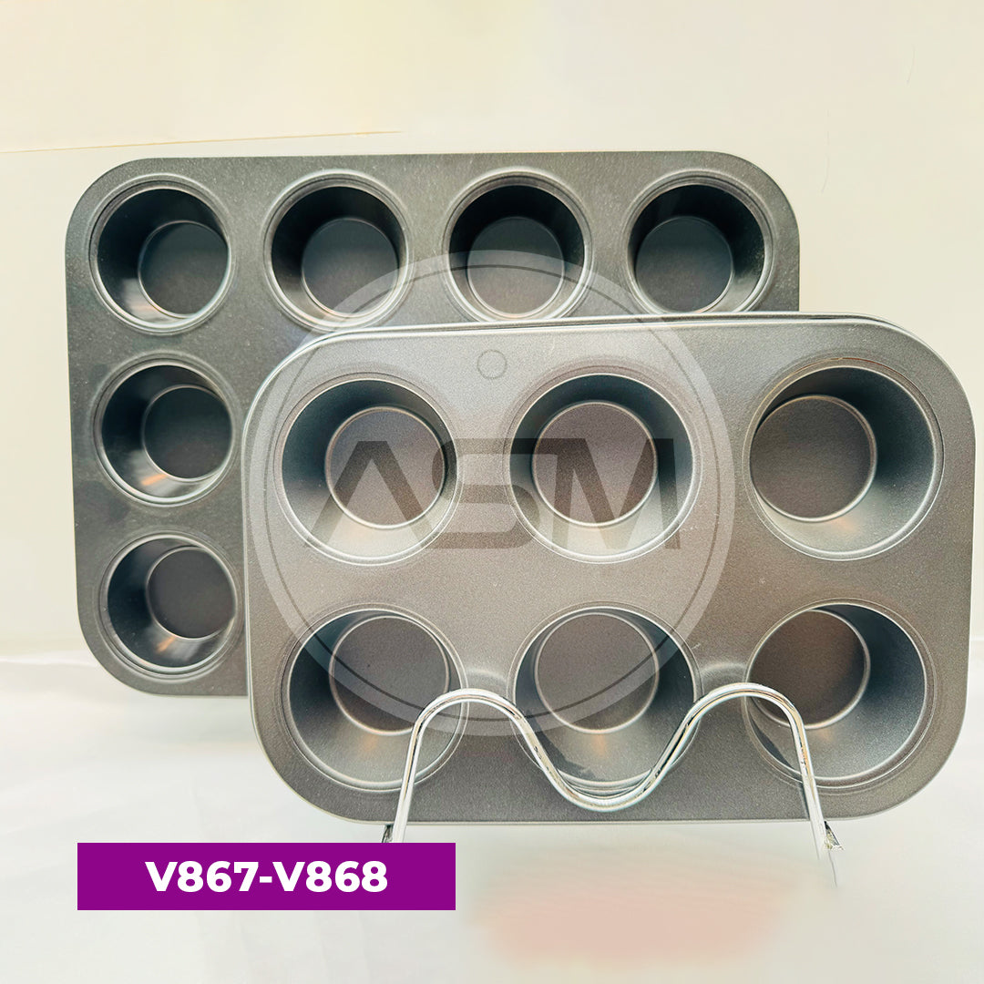 Keks Qabı Dairəvi 12 ədəd. Boz – K867