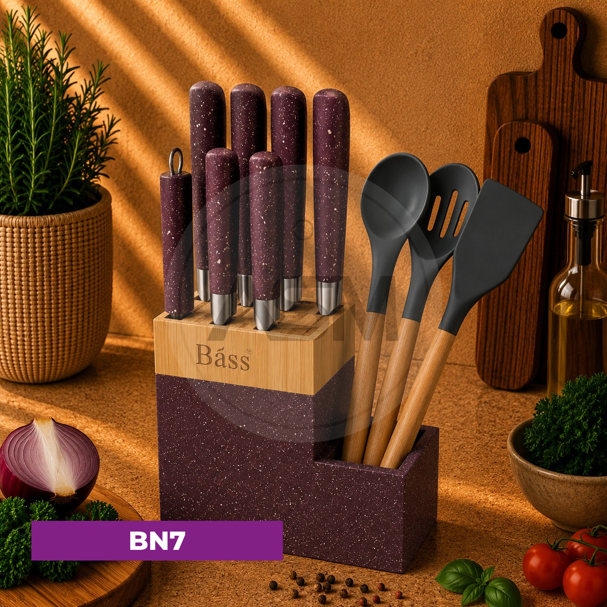 Bass Bıçaq Dəsti Model 7