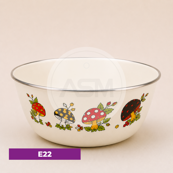 22 cm Emal Saxlama Qabı