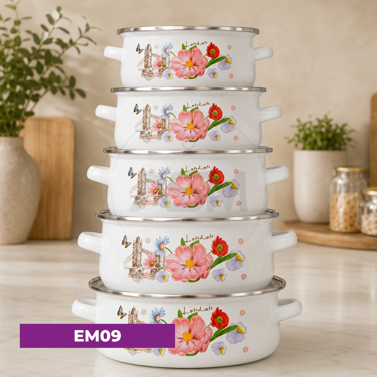 Emal Qazan Dəsti Model 9
