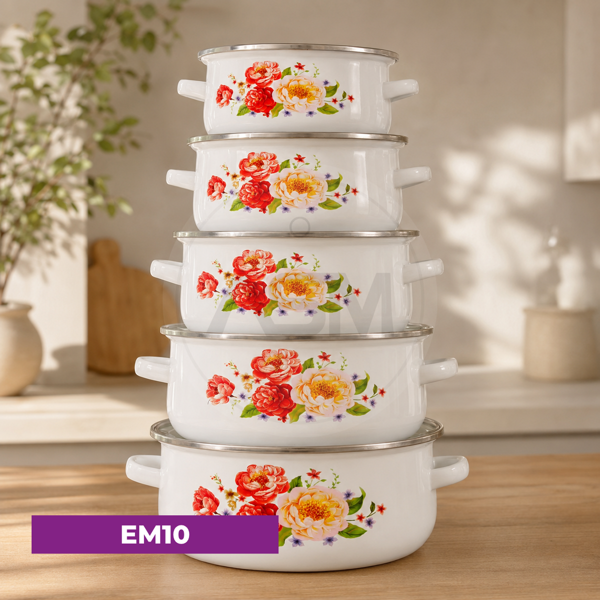 Emal Qazan Dəsti Model 10