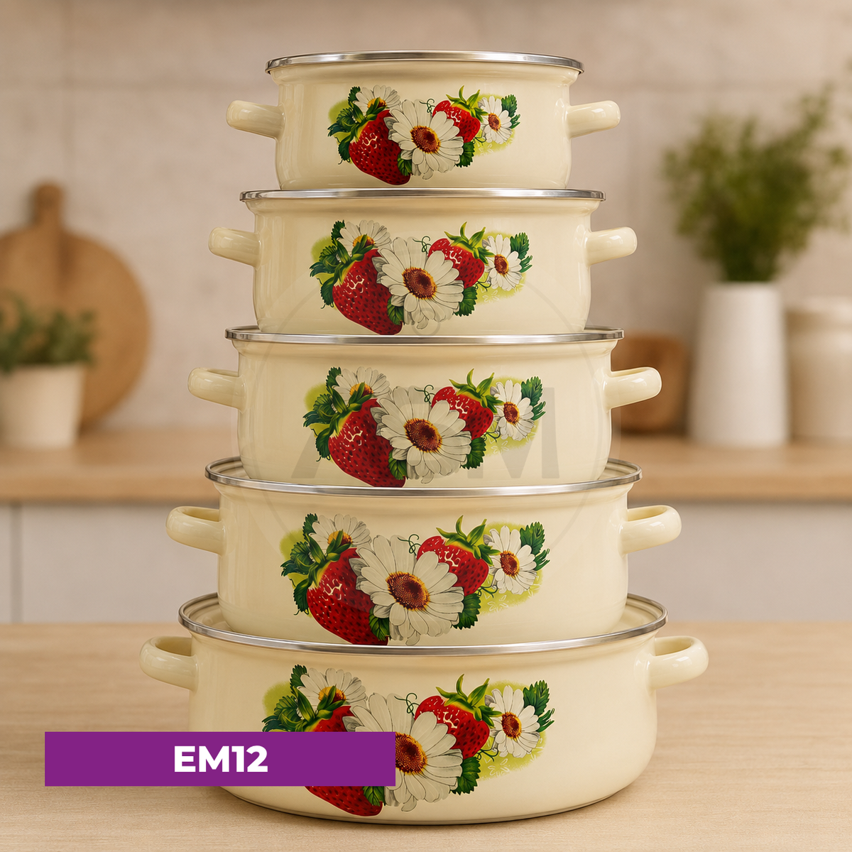 Emal Qazan Dəsti Model 12