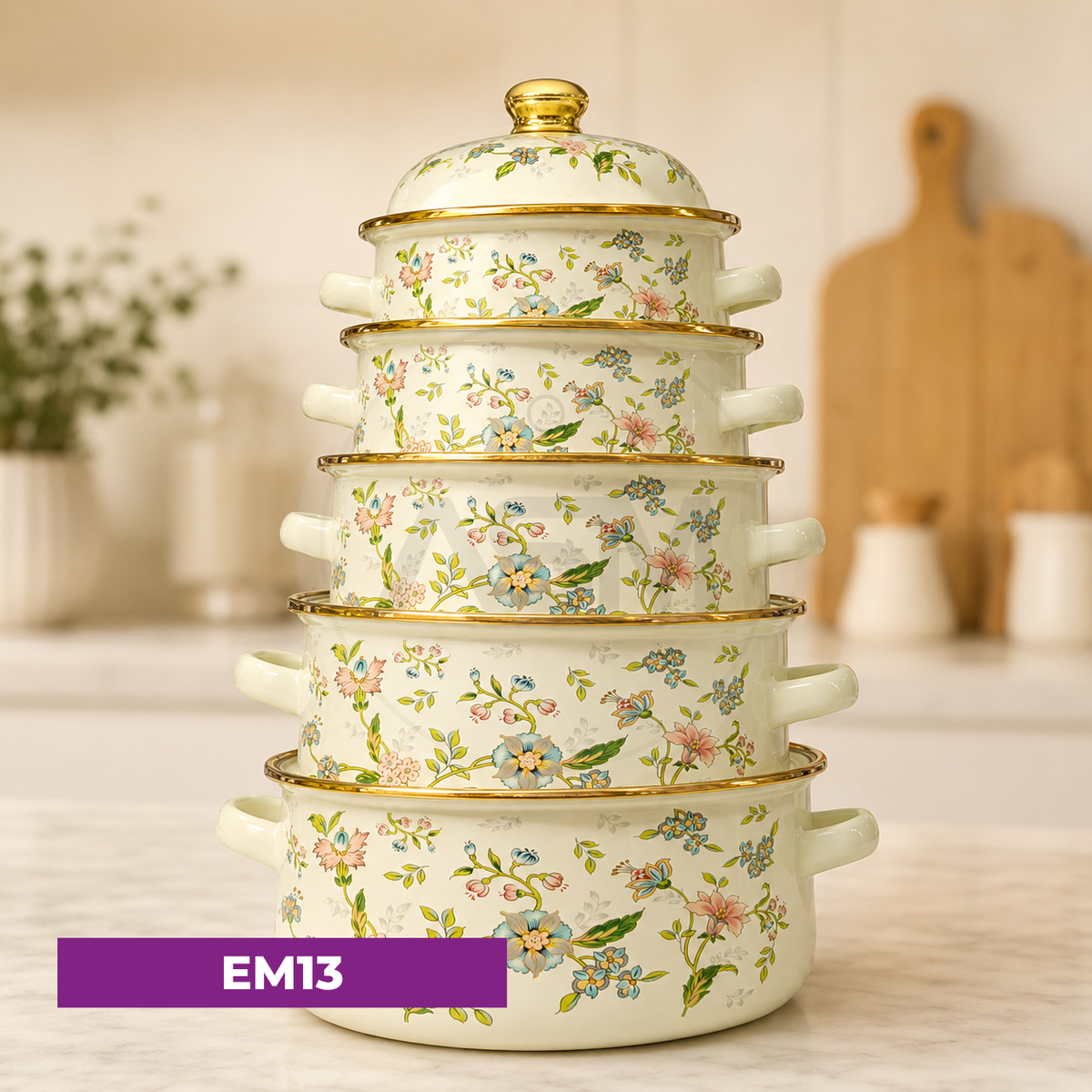 Emal Qazan Dəsti Model 13
