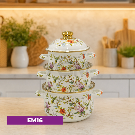 Emal Qazan Dəsti Model 16