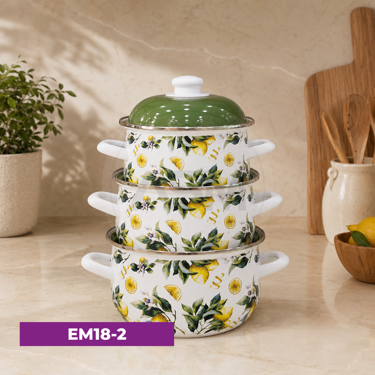 Emal Qazan Dəsti Model 18 – 2