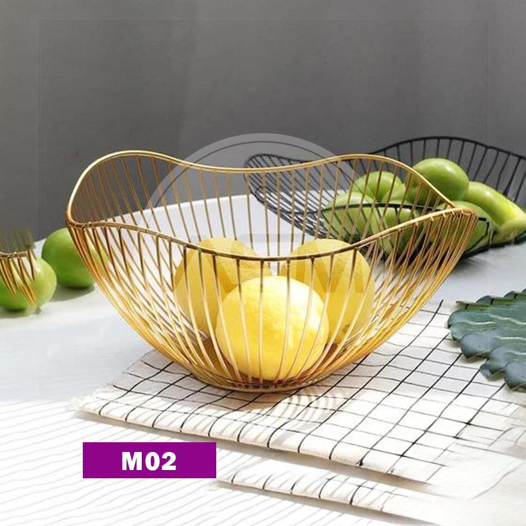 Qızılı Meyvə Qabı Model 2