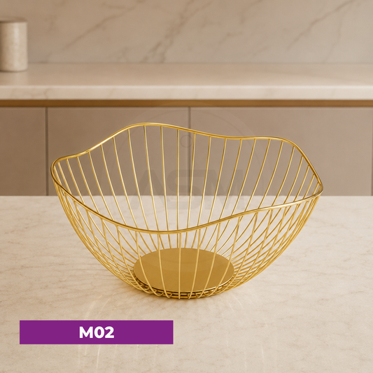 Qızılı Meyvə Qabı Model 2