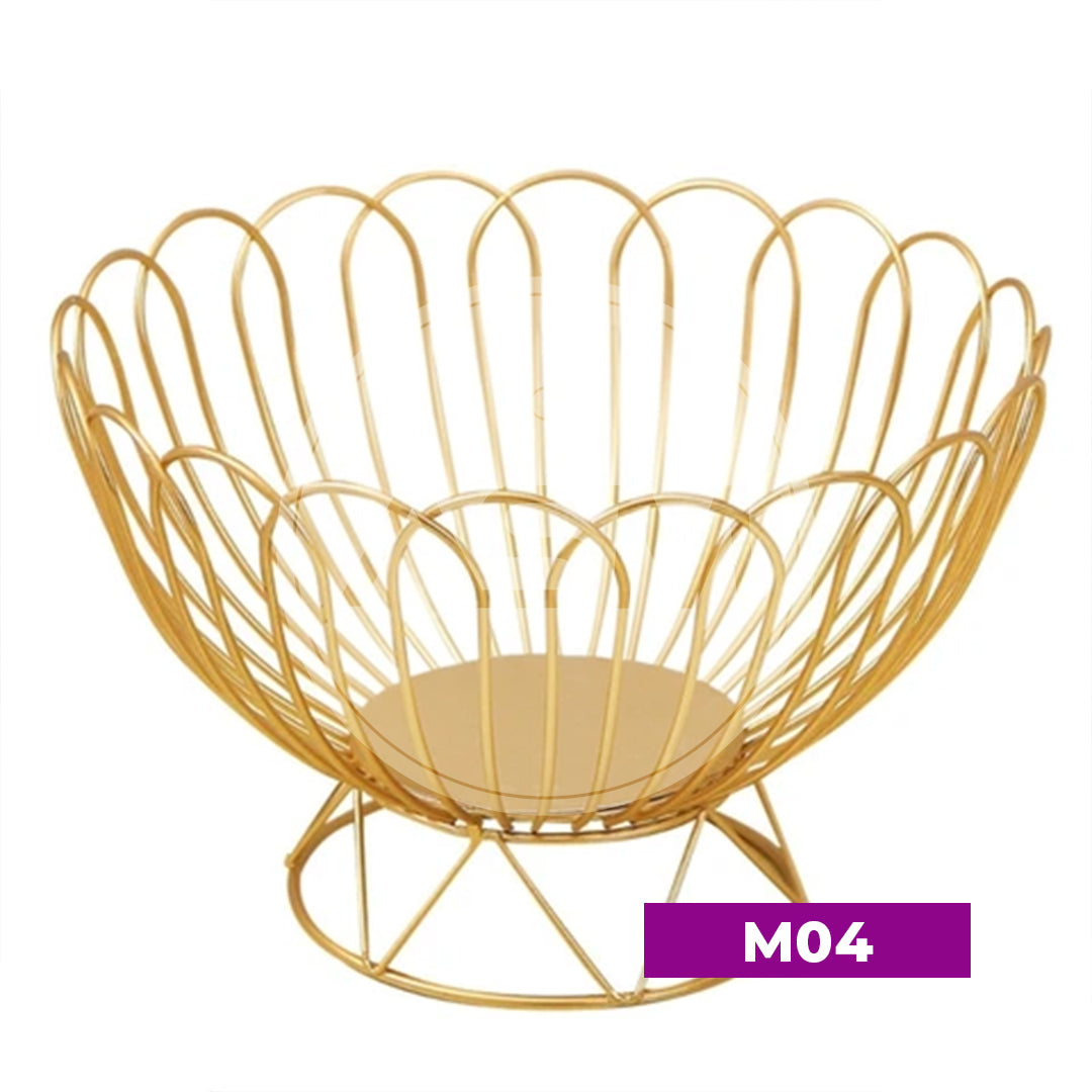 Qızılı Meyvə Qabı Model 4