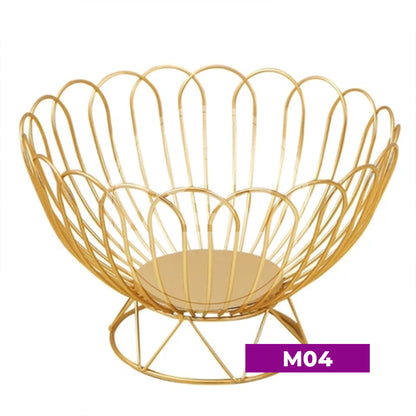 Qızılı Meyvə Qabı Model 4