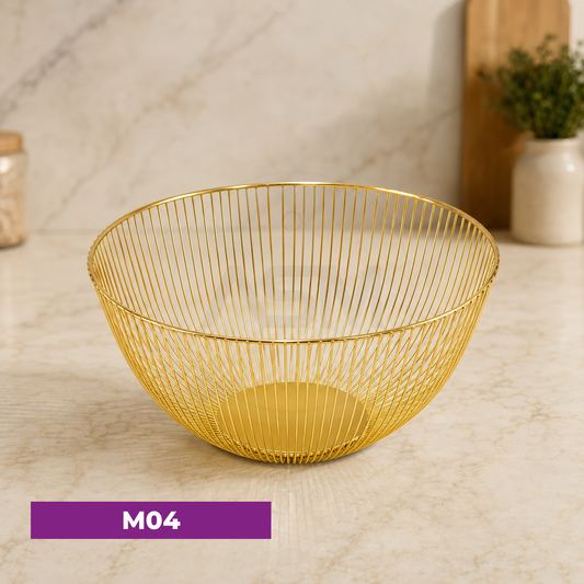 Qızılı Meyvə Qabı Model 4