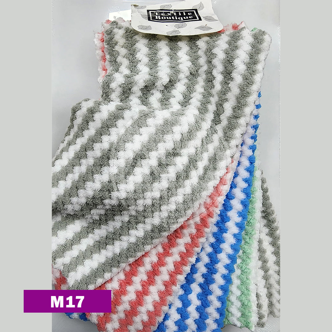 Mikrofiber Parça 5-li Zolaqlı 3030