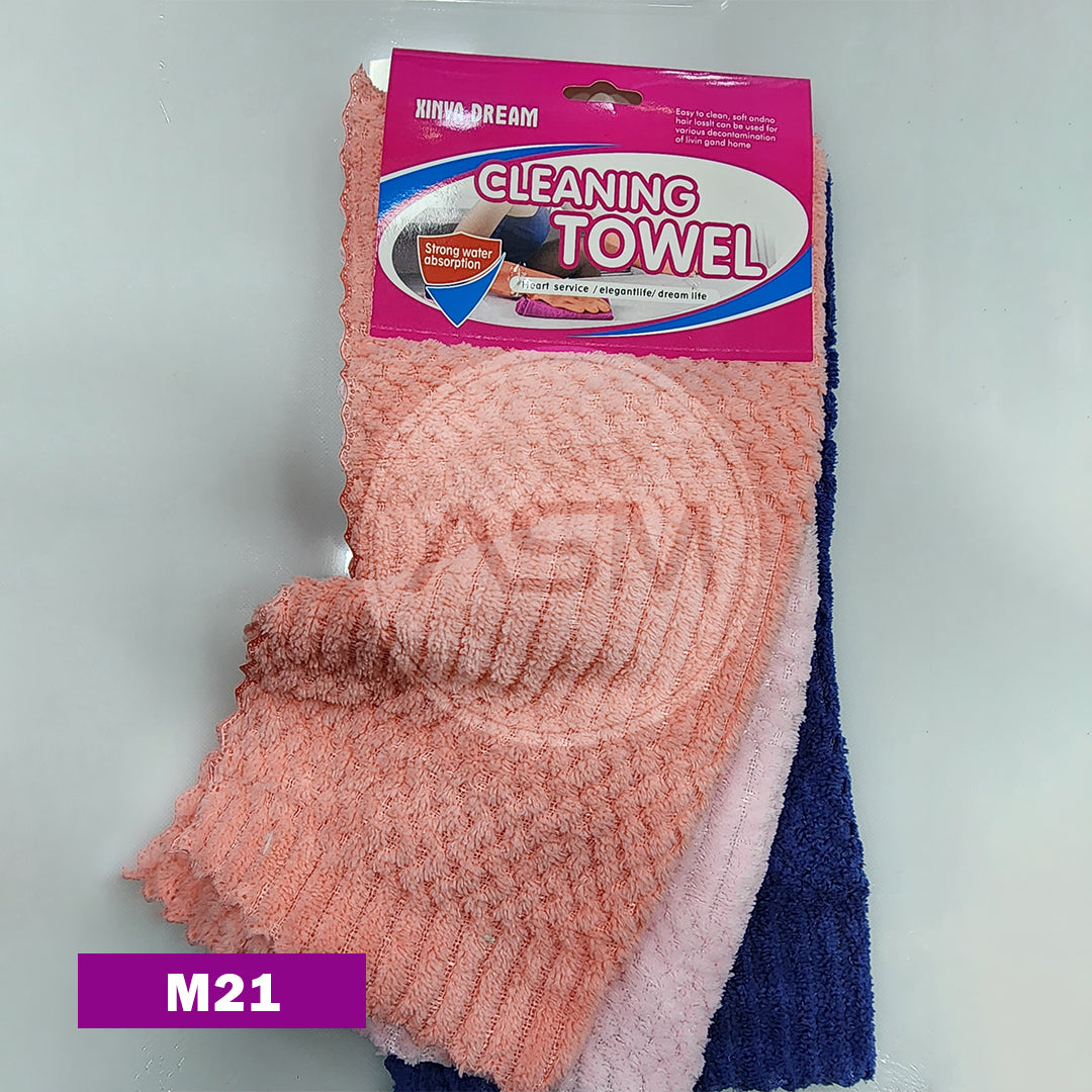 Tüklü Mikrofiber 3-lü Parça