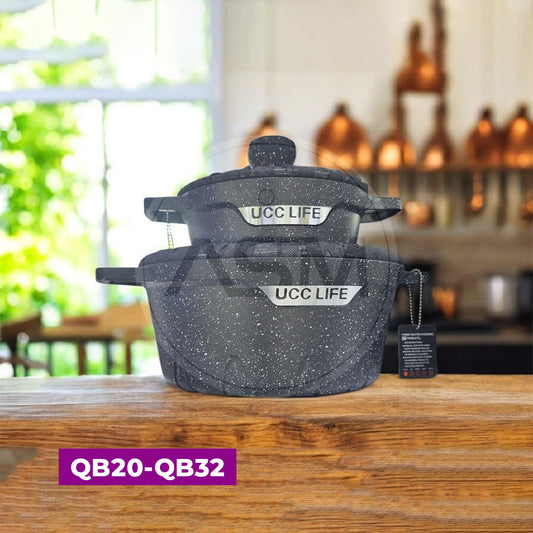 Qara Qranit Qulpu Özündən Qazan 20 cm