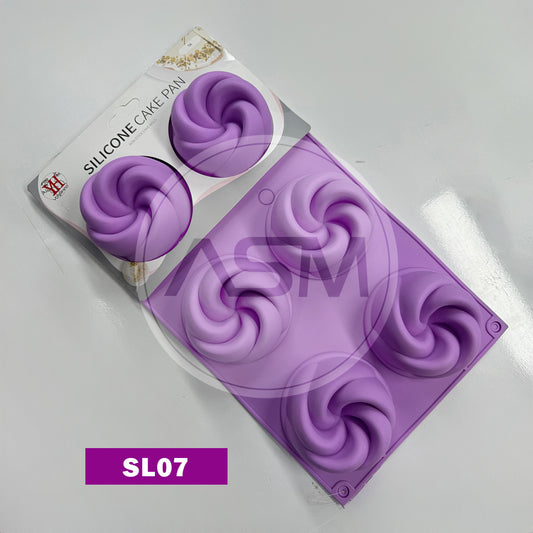 Silikon Keks 6-lıq Gül YH-376