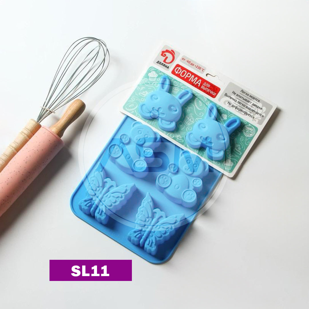 Silikon Keks 6-lıq Qarisiq YH-161