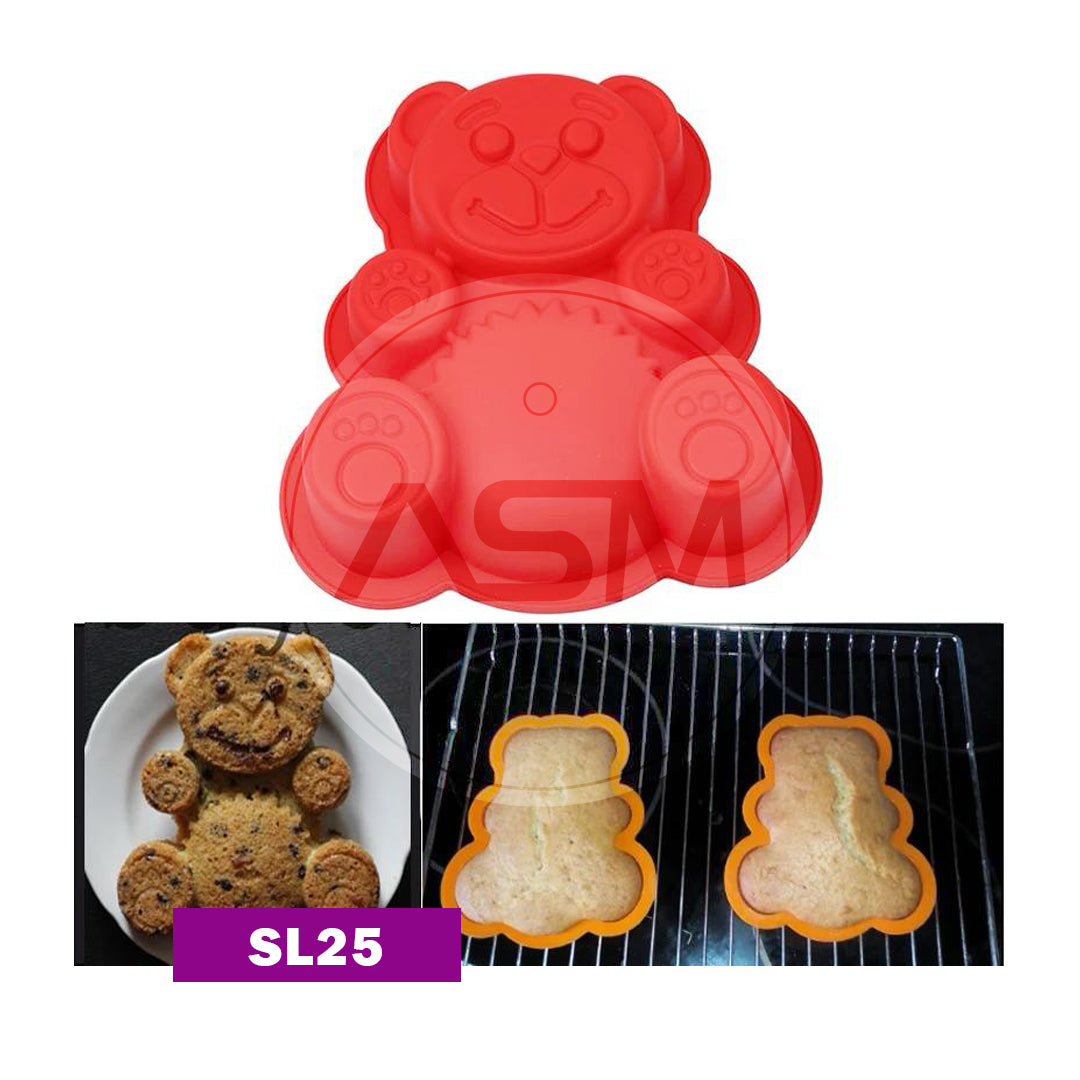 Silikon Keks Qabı Böyük Ayi Model