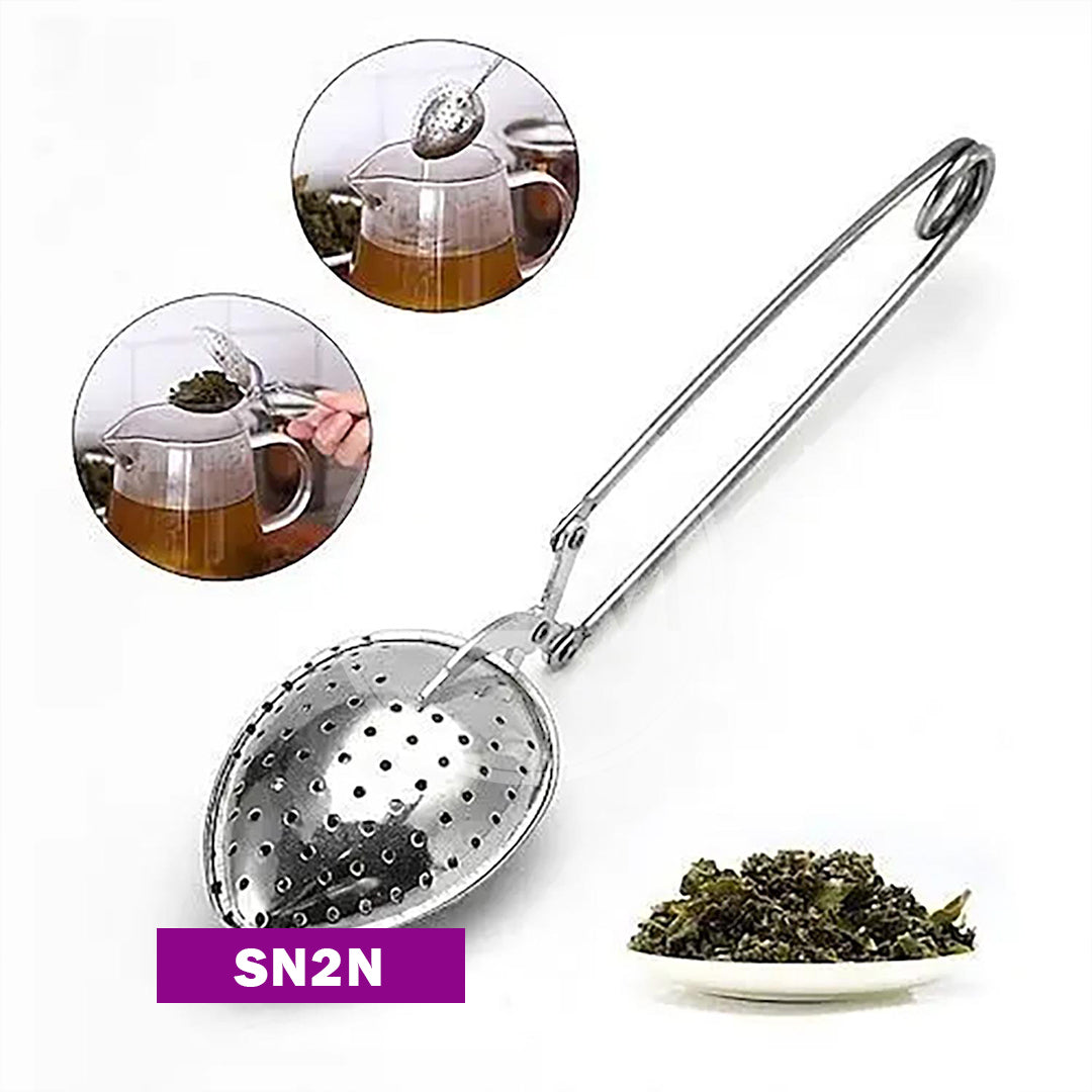 Nikel Qaşıq Süzgəc Badam Form