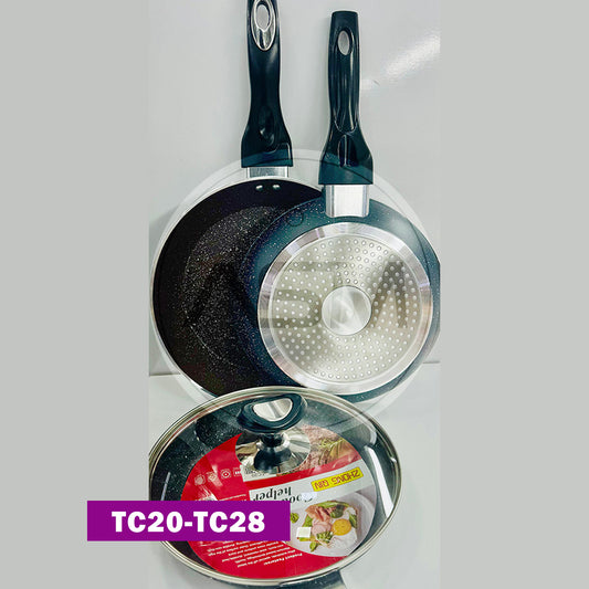 Qranit Tava Qapaqlı 20 cm