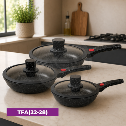 Ayrılan Qulplu Qalın Tava 22 cm