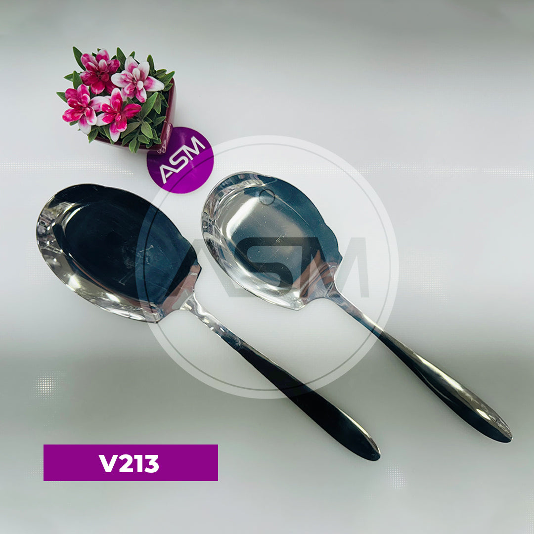 Bulud Qaşığı Sadə Dizaynlı Enli İri k048b