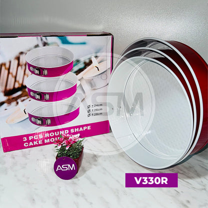Tort Qabı Açılan Dairəvi 3 ədəd. 28 cm