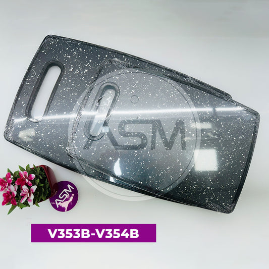 Doğrama Taxtası Orta Qara Parlaq Plastik. Qalın 30x21