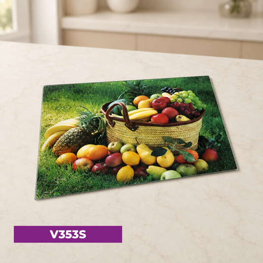 Şüşə Rəngli Doğrama Lövhəsi 35x25