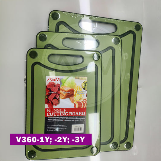 Qalın Plastik Doğrama Lövhəsi Yaşıl 40x28.5x0.9