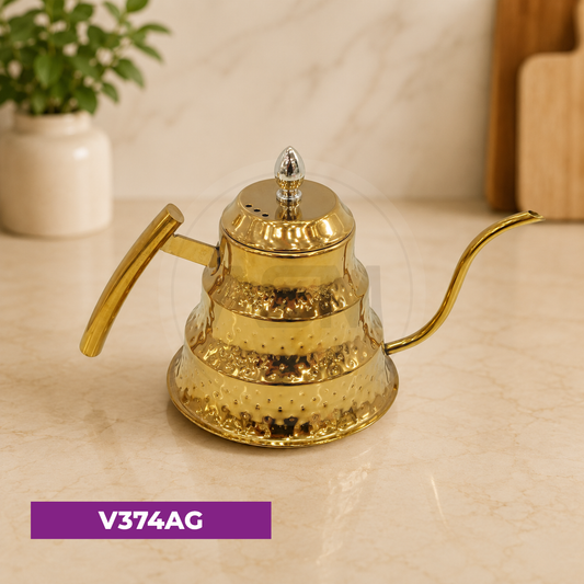 Çaynik Dəmir Qatlanan 1,2 L Qızılı Yeni Dizayn