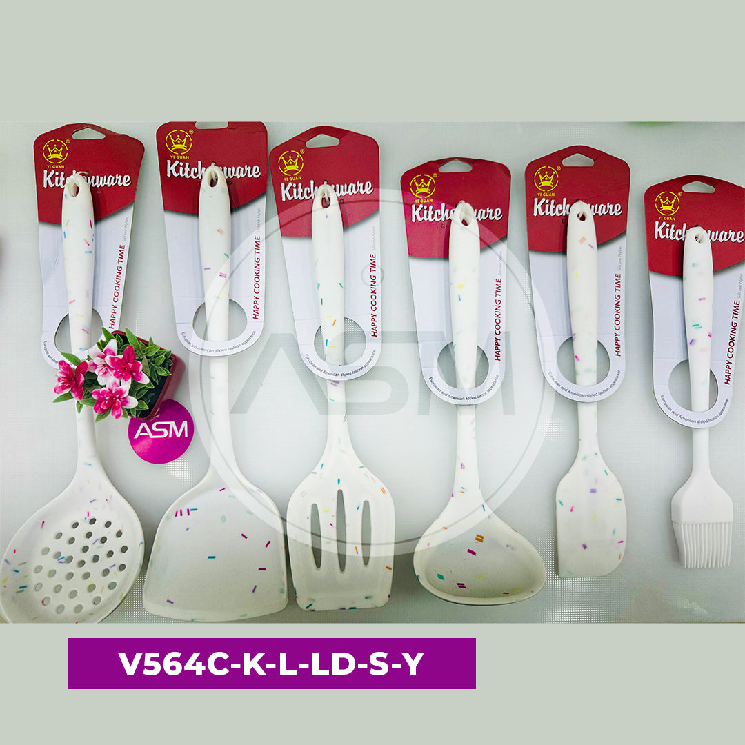 Ağ Parlaq Silikon Çömçə