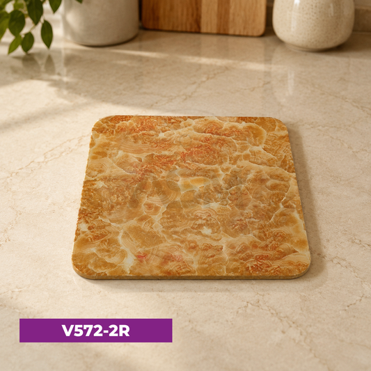 Rəngli Taxta Altlıq 20 cm Model 2