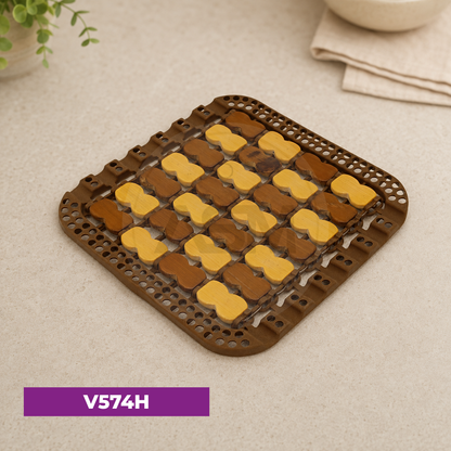 Silikonlu Bambuk Çaynikaltı 14x14