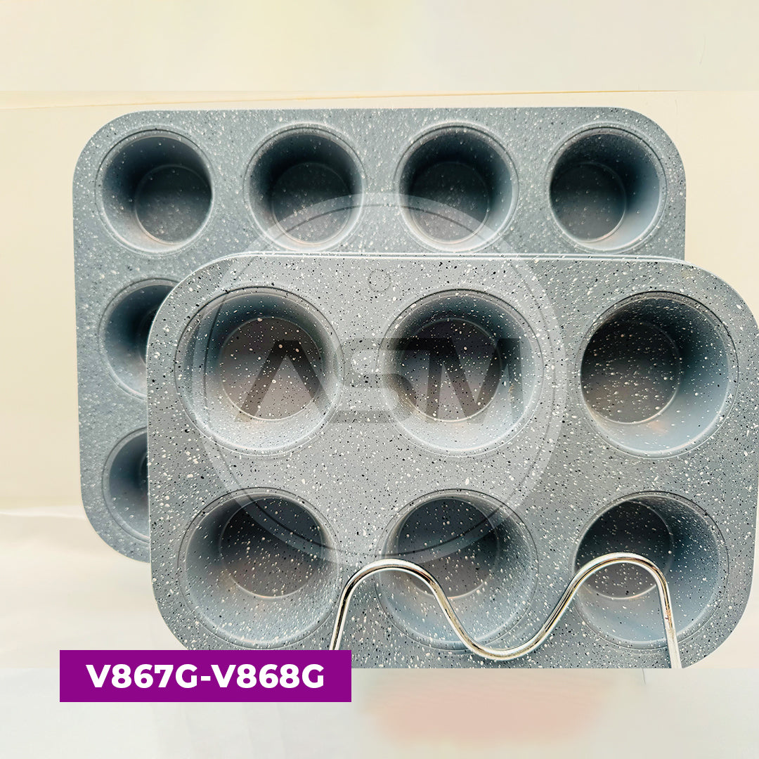 Keks Qabı Dairəvi 12 ədəd. Boz – K867G